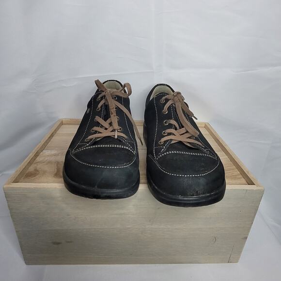 Finn Comfort- Women's Ikebukuro Black Oxford Sneakers- size 6.5m/8.5 womens - Picture 2 of 8